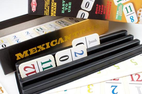 Thumbnail van een extra afbeelding van het spel Mexican Train Reisversie - Reisspel