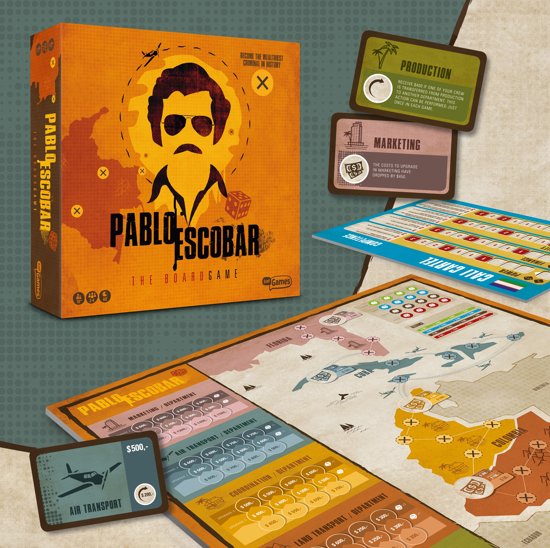 Pablo Escobar The Boardgame - bordspel - beschikbaar vanaf 5 oktober 2018