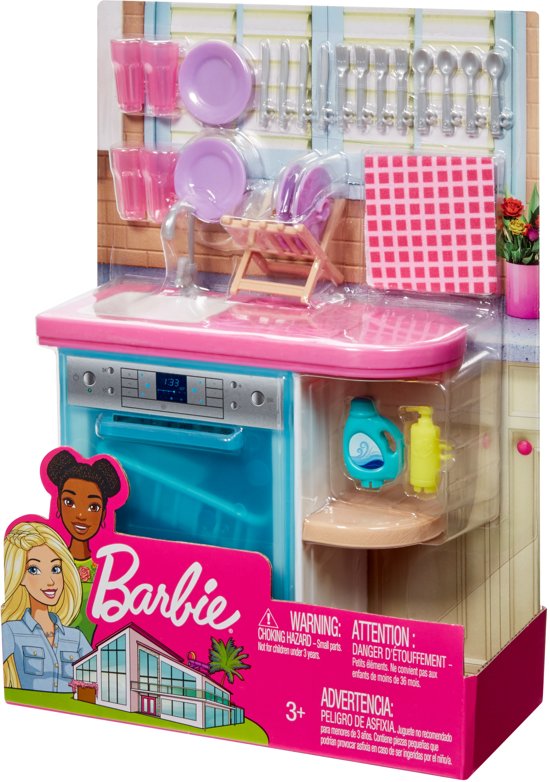 Barbie Vaatwasser - Barbie Meubels & Accessoires