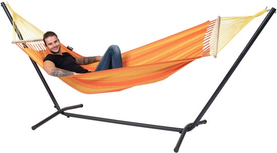 Hangmat met Standaard Eénpersoons 'Easy & Relax' Orange
