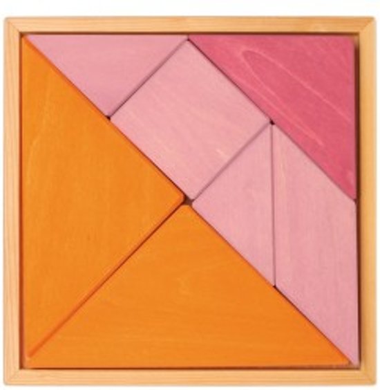 Afbeelding van het spel Tangram, orange-pink