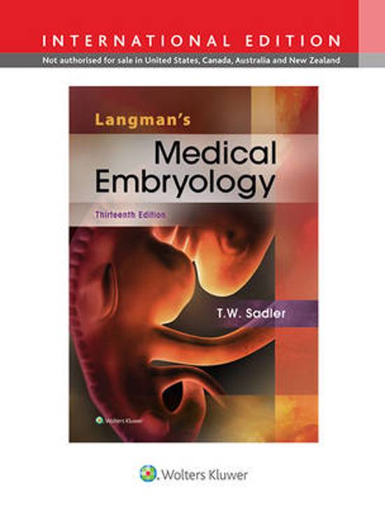 Langman\'s Medical Embryology