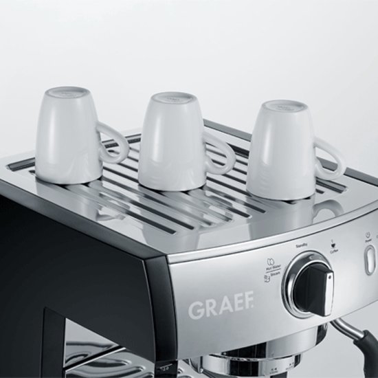 Graef Espressomachine Pivalla ES702 en Koffiemolen CM702