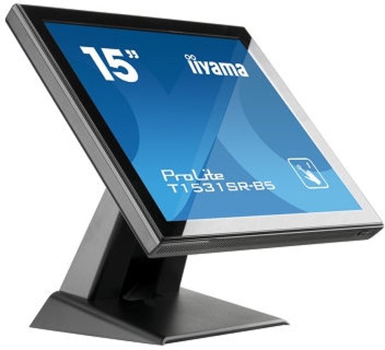 iiyama ProLite T1531SR-B5 15'' 1024 x 768Pixels Zwart touch screen-monitor