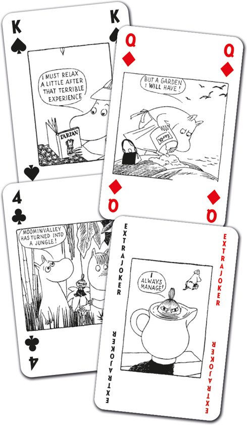 Thumbnail van een extra afbeelding van het spel Colour-In Speelkaarten Moomin