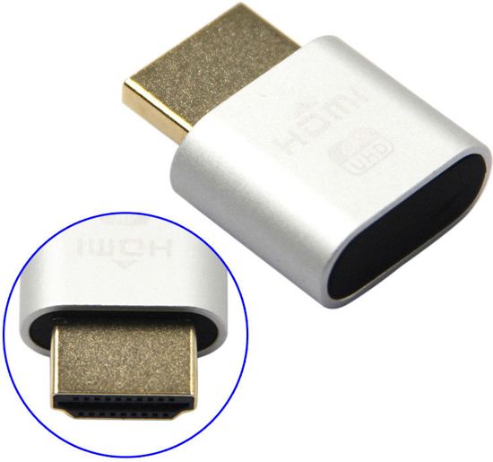HDMI Display port Dummy Plug 4 K Display Emulator