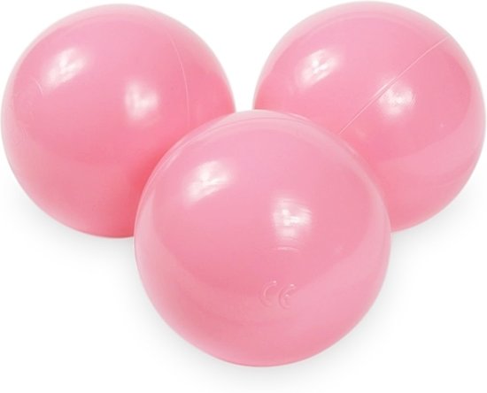Ballenbak ballen poeder roze (70mm) voor ballenbak 100 stuks
