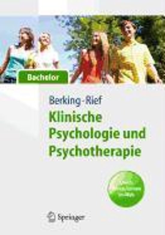Klinische Psychologie Und Psychotherapie F r Bachelor