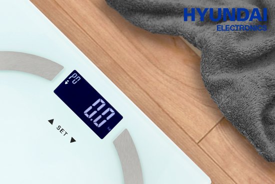 Hyundai – Personenweegschaal - Lichaamsanalyse – Basic - Wit