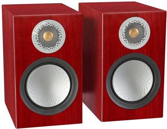 Monitor Audio Silver 50 - Boekenplank Speaker - Rood (Prijs Per Paar)