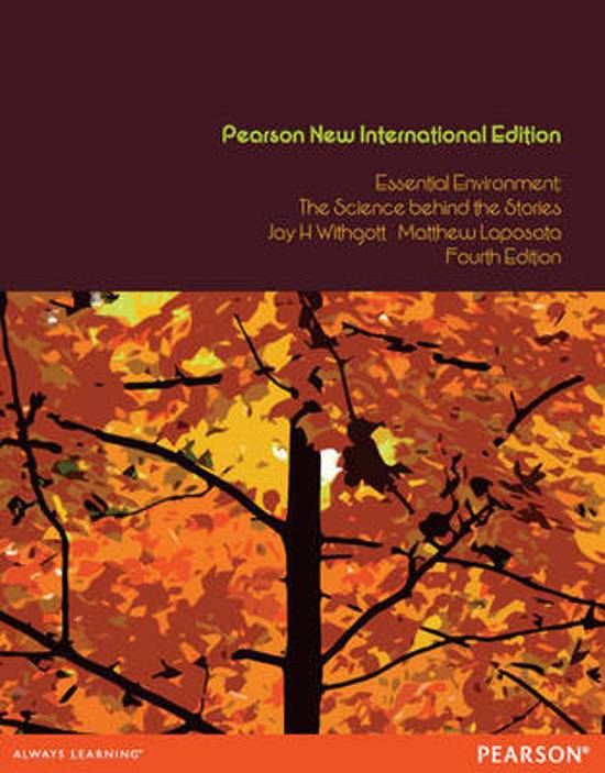 Essential Environment: Pearson  International Edition