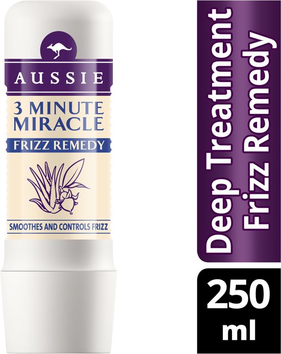 Foto van Aussie 3 Minute Miracle Frizz Remedy Treatment 250ml - Haarmasker