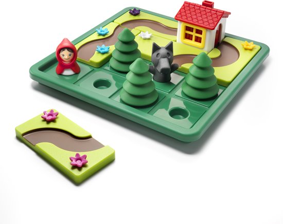 Thumbnail van een extra afbeelding van het spel Smart Games Roodkapje Deluxe - Kinderspel