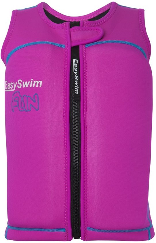 EasySwim Fun - Zwemvest/Drijfvest kind - Roze - Maat L: 24-28 kg