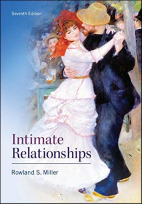 Samenvatting Interpersoonlijke Processen (IPP)- intimate relationships editie 7