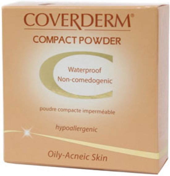 Foto van Coverderm - Compact Powder Waterproof - For oily-acneic skin