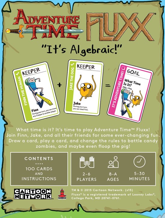 Thumbnail van een extra afbeelding van het spel Adventure Time Fluxx