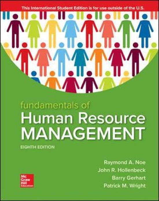 Fundamentals of Human Resource Management Raymond Noe 8e