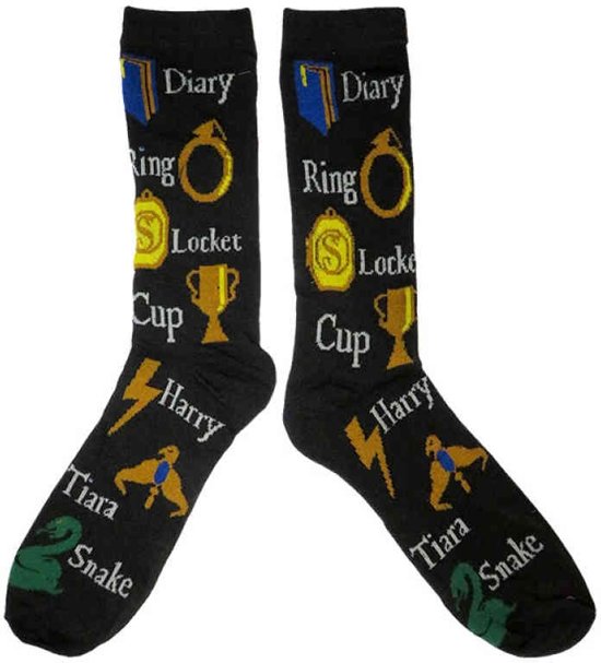 Verbazingwekkend bol.com | Harry Potter - Horcrux sokken zwart - One size NN-75