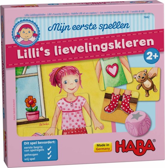 Afbeelding van het spel Spel - Mijn eerste spel - Lilli's lievelingskleren (Nederlands) = Duits 7129 - Frans 7443