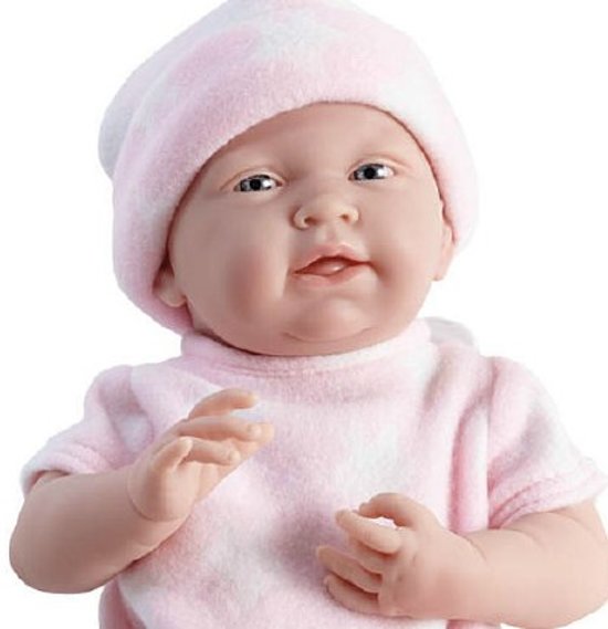 Berenguer babypop La Newborn 38 cm Meisje in roze pakje met ster
