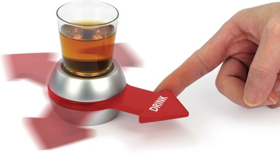 Alcohol drankspel/drinkspel shot spinner feestartikelen - Shotjes spel - Vrijgezellenfeest artikelen
