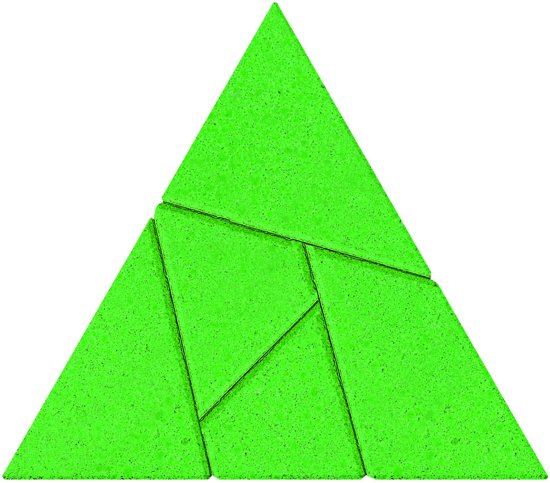 Thumbnail van een extra afbeelding van het spel Anker Stenen Puzzel: Driehoek