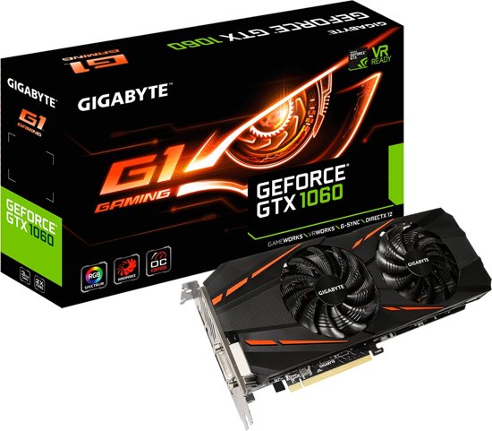 Gigabyte GeForce GTX 1060 G1 Gaming 3G Rev 2.0