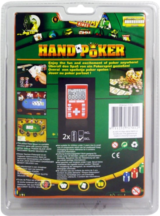 Thumbnail van een extra afbeelding van het spel Hand poker computer - reisspel