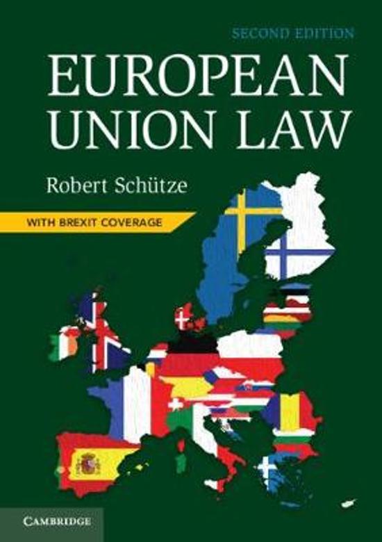 Summary Materials Principles and Foundations of EU Law