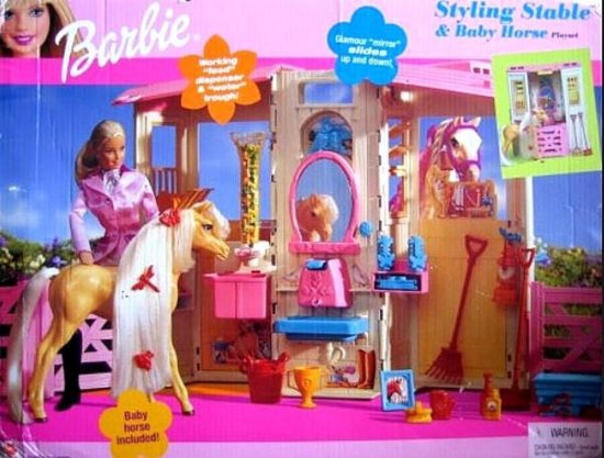 Afbeelding van het spel Barbie Kapschuur Speelset en Babypaardje