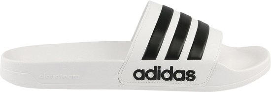 Adidas Adilette Cloudfoam Slippers Wit/zwart