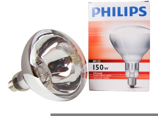 Philips Warmtelamp - 150w - Wit