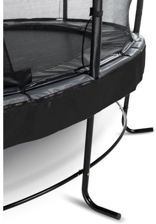EXIT Elegant trampoline ø253cm met veiligheidsnet Economy - zwart