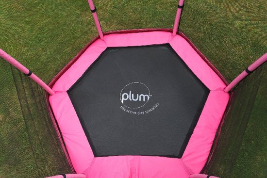 Trampoline Plum 7ft junior met net roze en paars