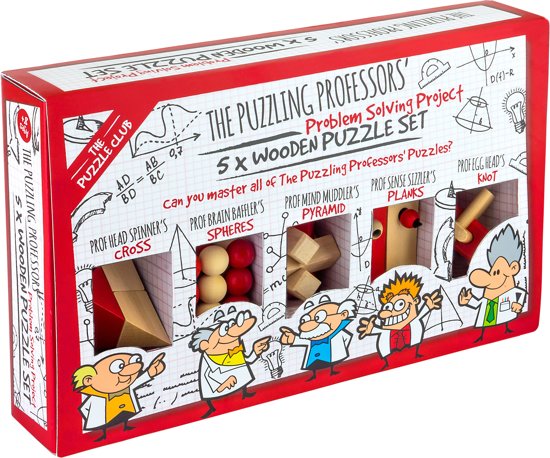 Afbeelding van het spel Puzzling Professors  - Houten puzzels