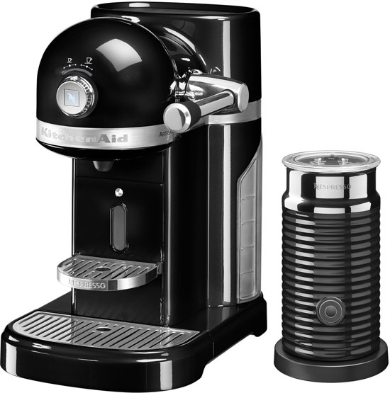 Nespresso KitchenAid Artisan 5KES0504EOB/3 + Melkopschuimer