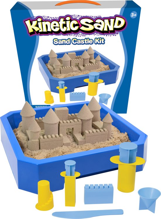 Kinetic Sand speelzand Kasteel kit 2.5kg + mini kasteel