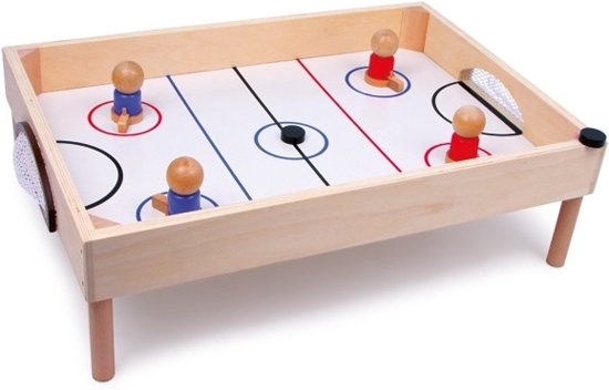 Afbeelding van het spel Small foot Houten tafelhockey 52 x 36 x 6 cm