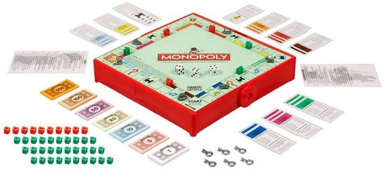 Thumbnail van een extra afbeelding van het spel Monopoly reis editie