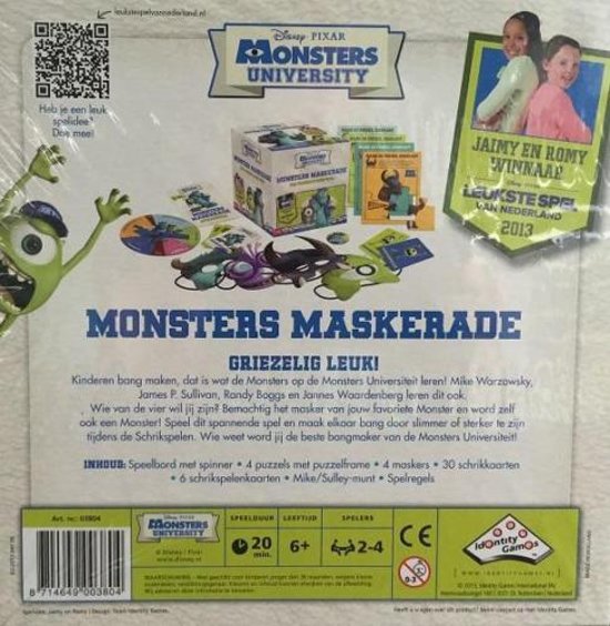 Thumbnail van een extra afbeelding van het spel Monsters Maskerade - Monster en Co Verkleedspel