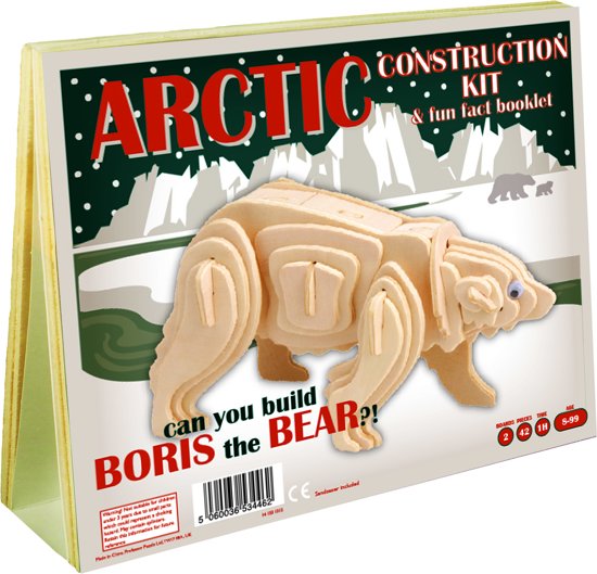 Thumbnail van een extra afbeelding van het spel Animal Construction Kit - Arctic Boris the Bear