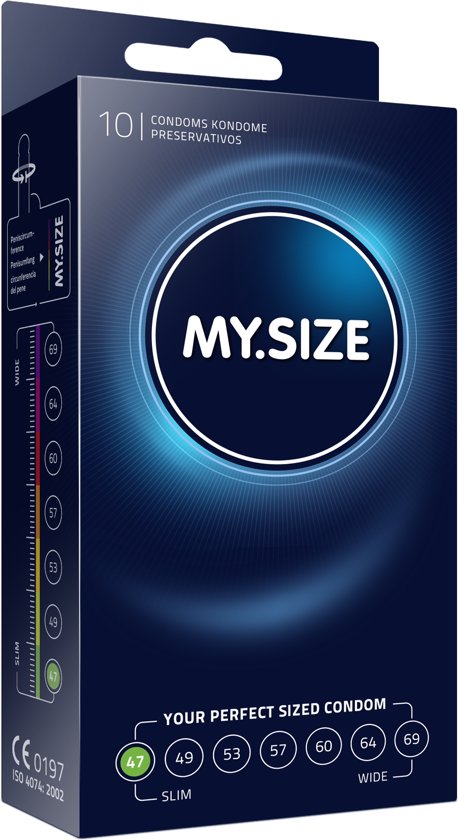 MY.SIZE 47 mm Condooms 10 stuks