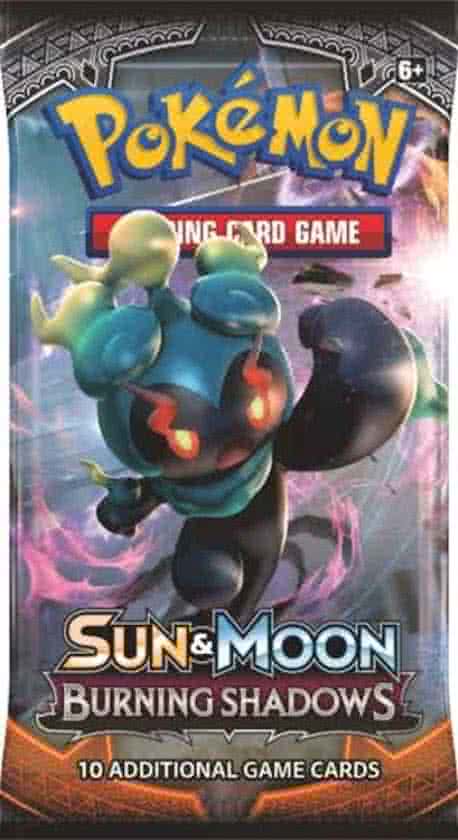 Thumbnail van een extra afbeelding van het spel 3 Pakjes Pokemon Kaarten Sun & Moon Burning Shadows