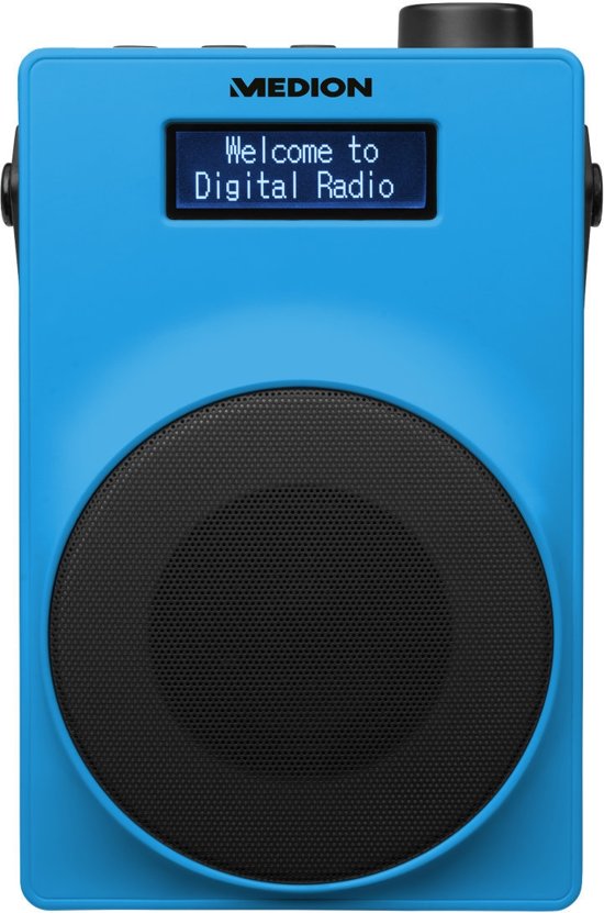 MEDIONÂ® LIFE E66880 Draagbare DAB+ Radio (blauw)