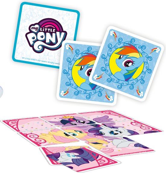 Thumbnail van een extra afbeelding van het spel Shuffle Aqua - My Little Pony - Memo & Puzzel