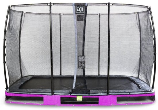 EXIT Elegant Premium Inground Trampoline 244 x 427 cm met Veiligheidsnet