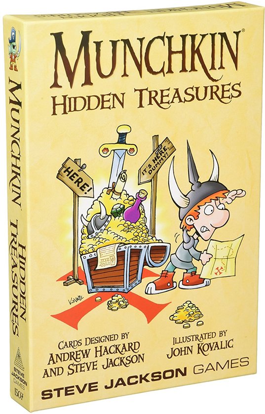 Thumbnail van een extra afbeelding van het spel Munchkin Hidden Treasures
