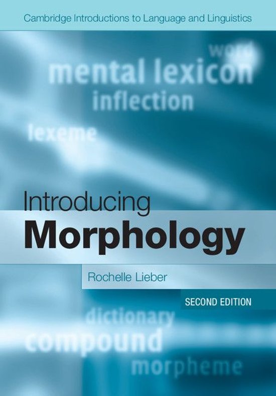 Summary Introducing Morphology
