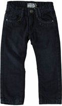 jongens Broek Losan jongenskleding -  Donkere spijkerbroek met ronde zak - 225-9013(68) -Maat 104 7091029558262